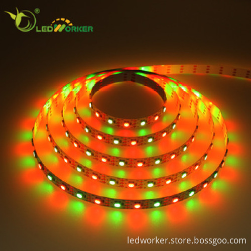 IP20 Addressable RGB 5V WS2801 WS2813 LED Strip with Controller